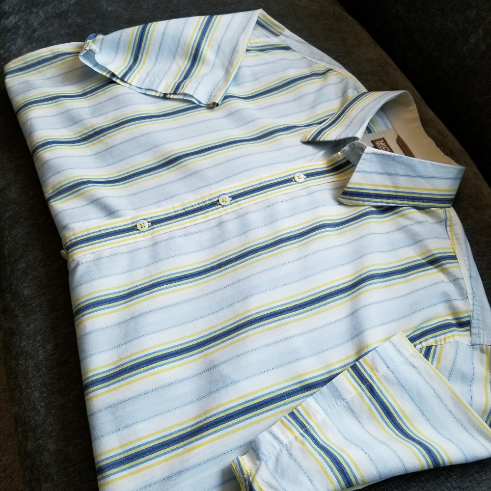 Michael Kors Striped mens shirt